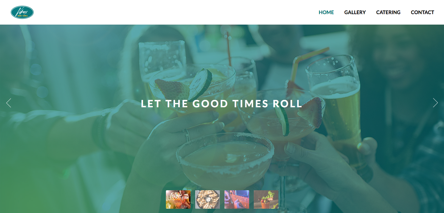Header Slider Arrow Navigation