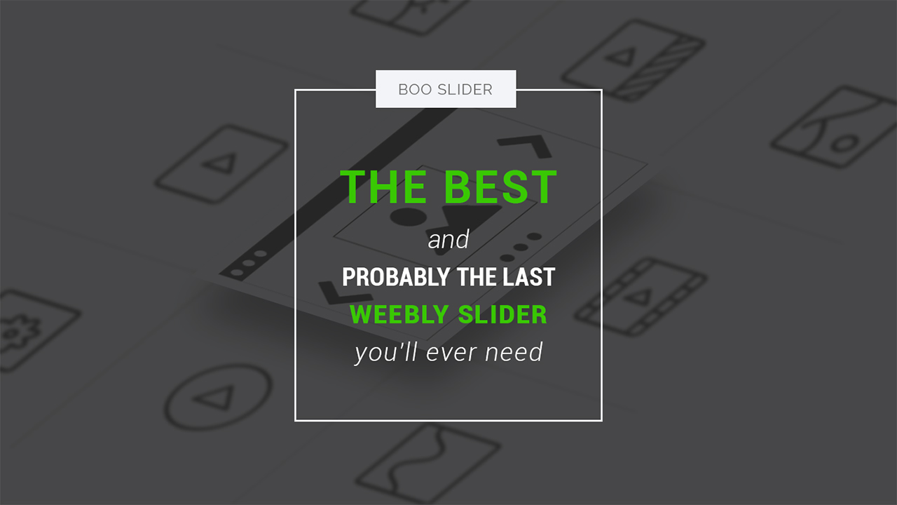 Boo Slider Weebly app