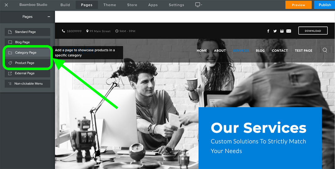 Create A Store Page In Weebly