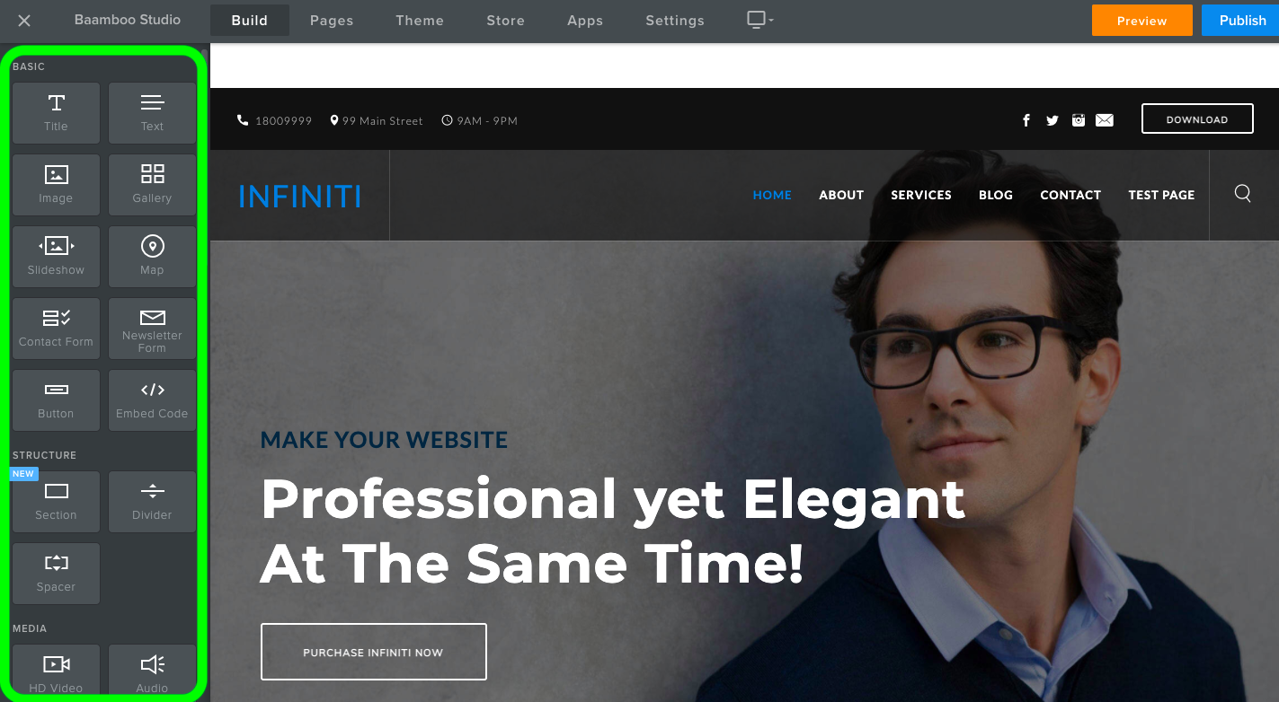 Weebly Design Elements