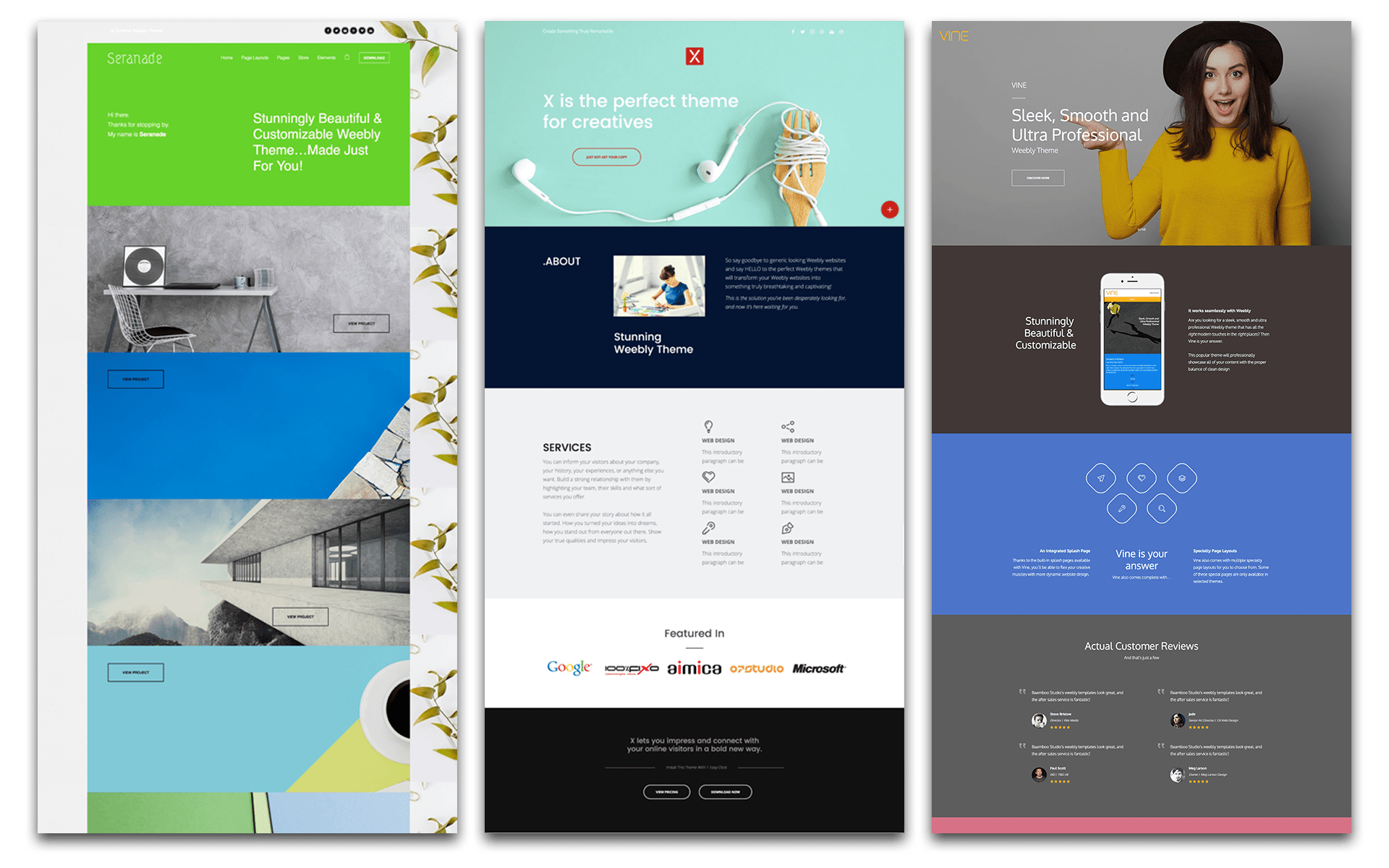 Weebly Websites Designs