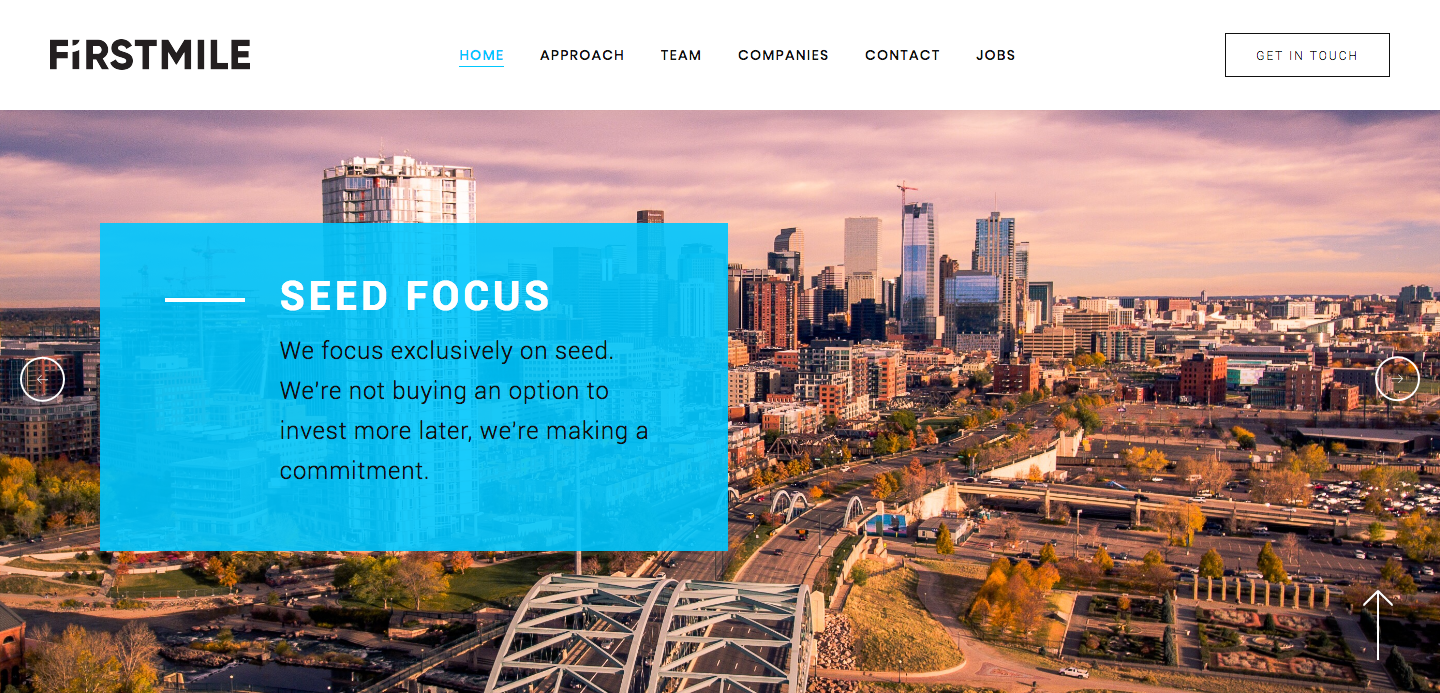 business website header slider