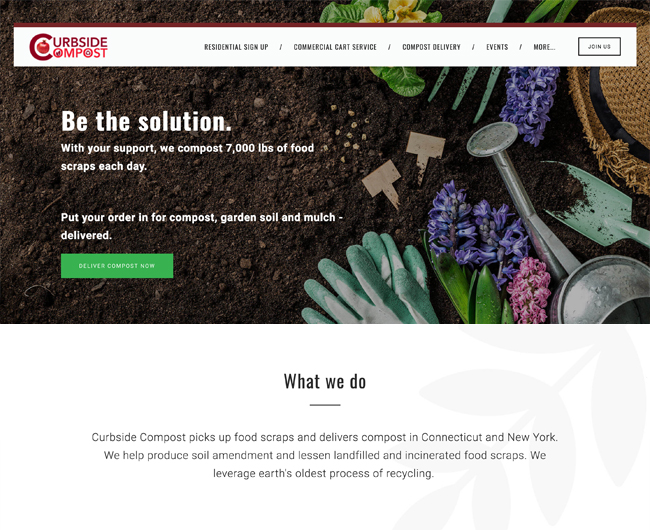 Weebly landing page theme