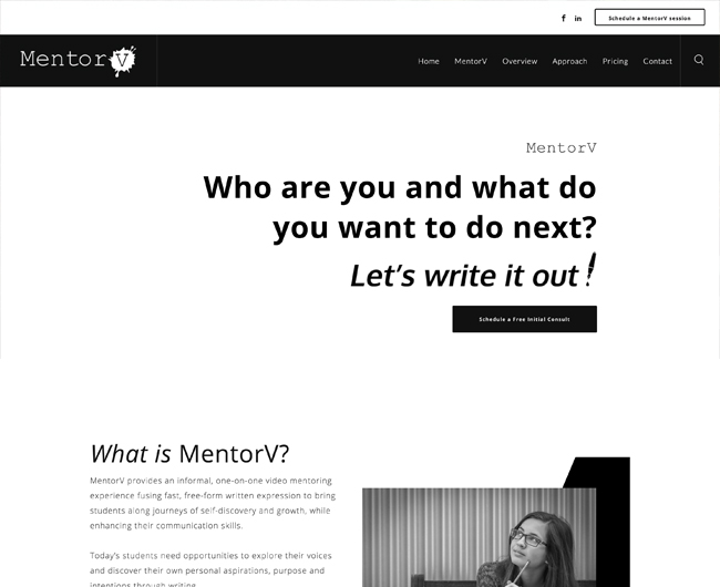 Weebly one page theme