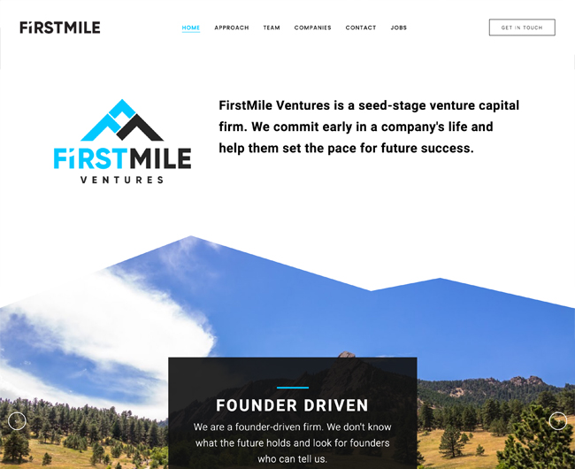 Weebly theme with slideshow header