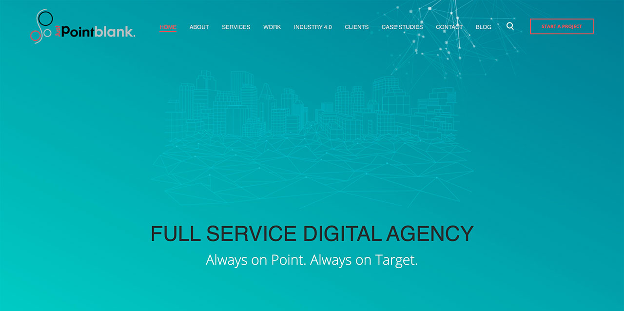 Point Blank Design Studio Point Blank Website Example