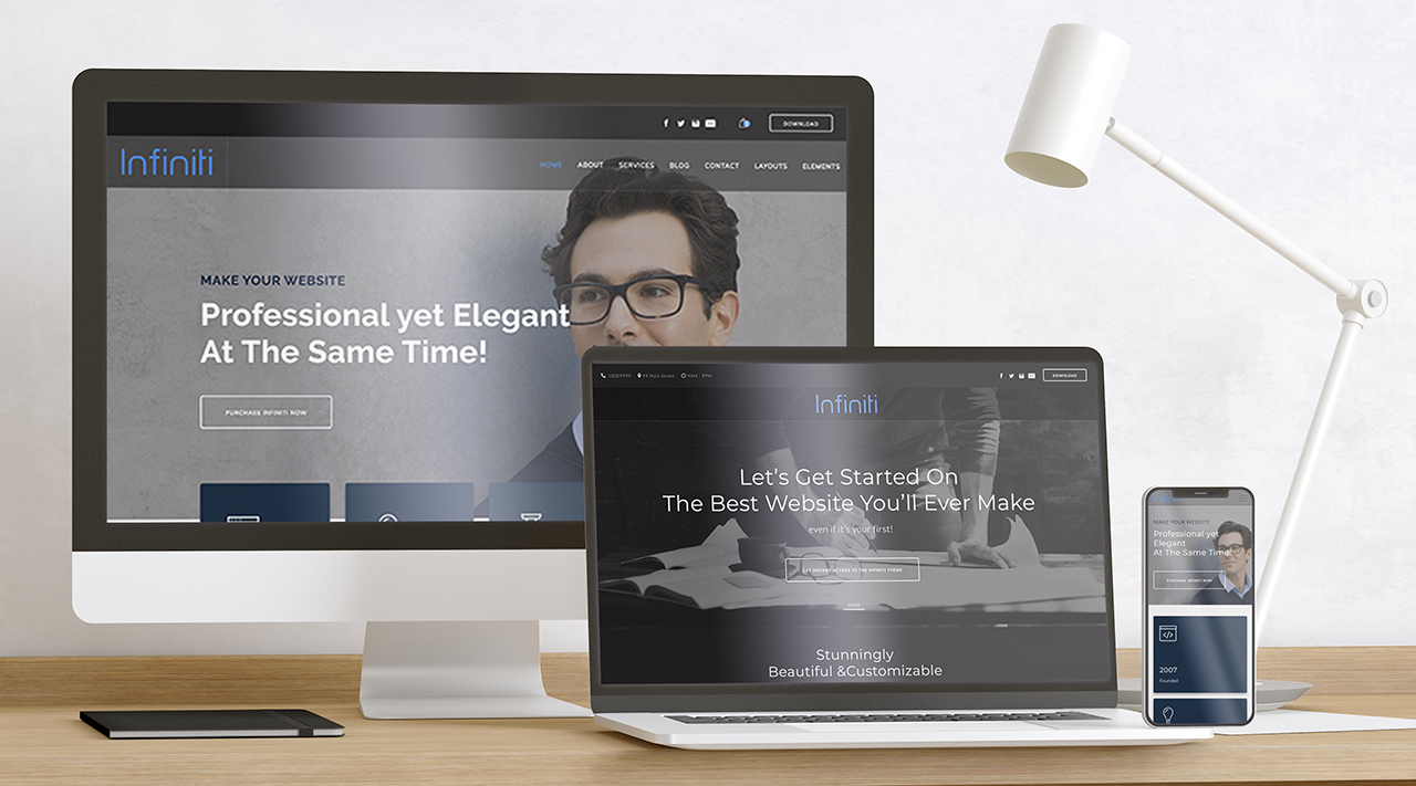 Infiniti Responsive On Multiple Devices