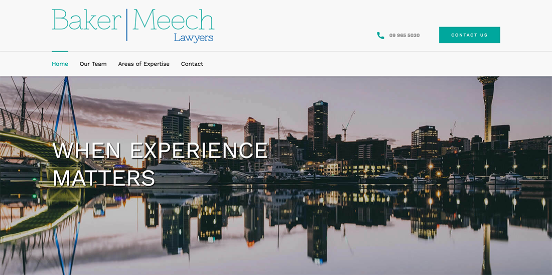 Banking-Finance Baker & Meech Layers Service website example