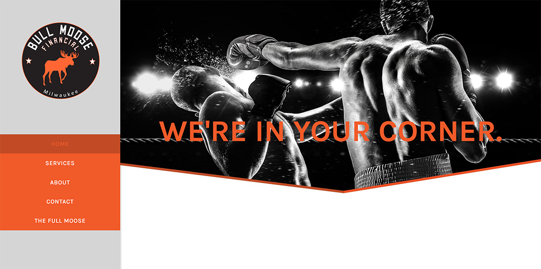 Bull Moose Website Example