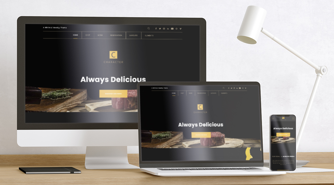 Character Responsive On Multiple Devices