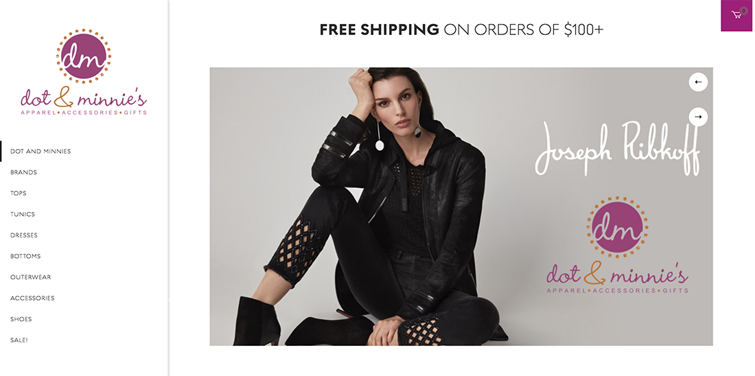 Example Dot & Minnies Online Store 