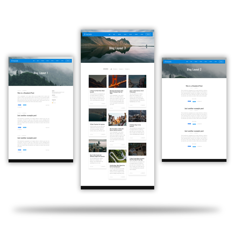 Finder Blog Layouts