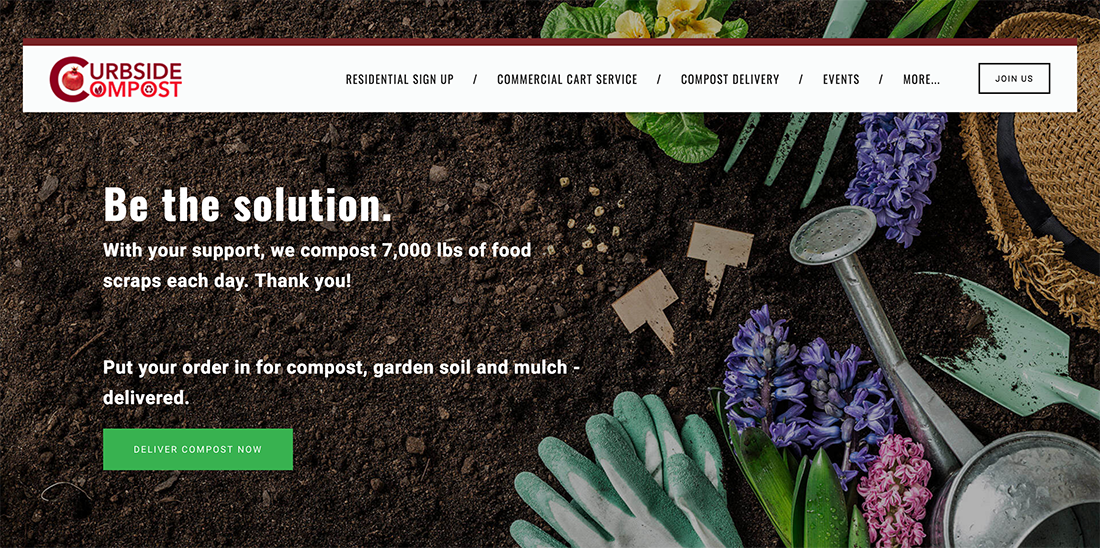 Finder Example Curbside Compost Website