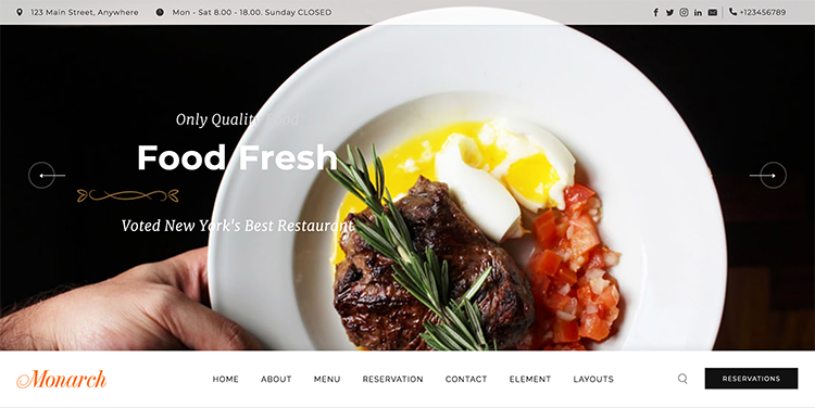 Linen Landing Page Layout