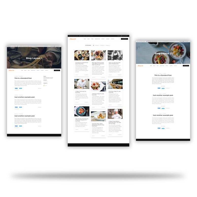 Monarch Blog Layouts