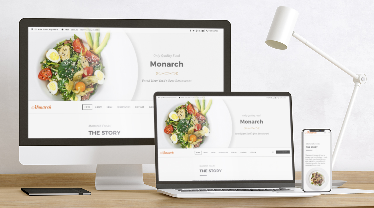 Monarch Responsive On Multiple Devices