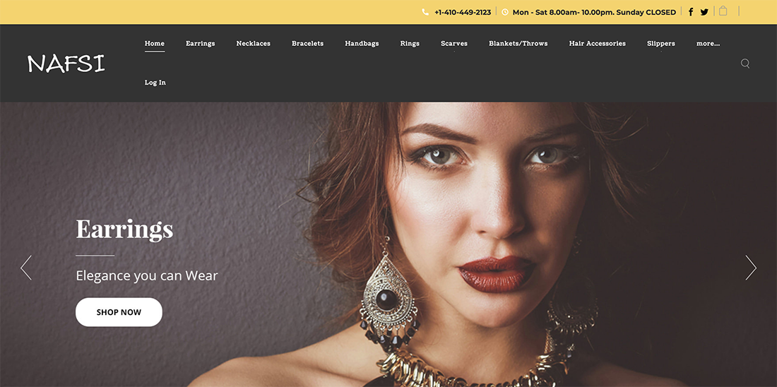 Vous Example Nafsi Online Store