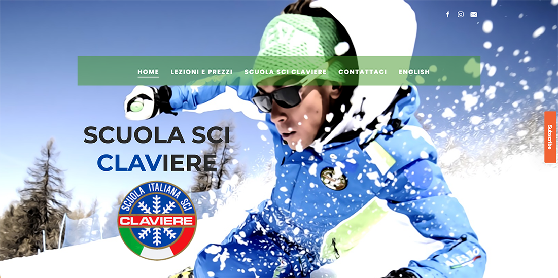 Scuola-Sci-Claviere-Vialattea Scualo Sci Claviere Website Example