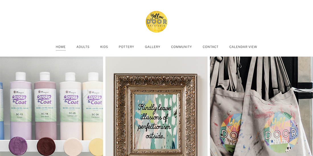 Example Yellow Door Studio Online Store