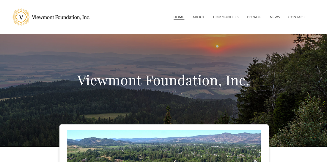 Serene Example Viewmont Foundation Website