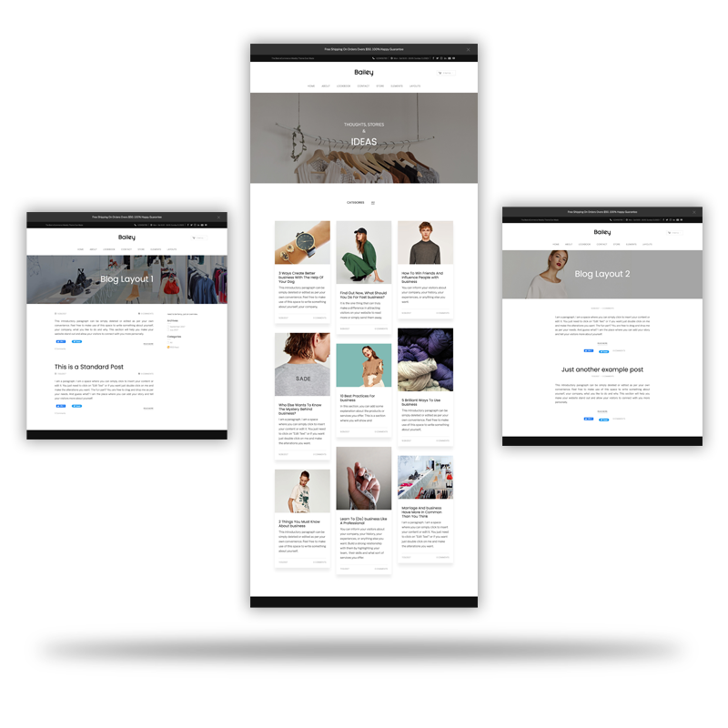Bailey Blog Layouts