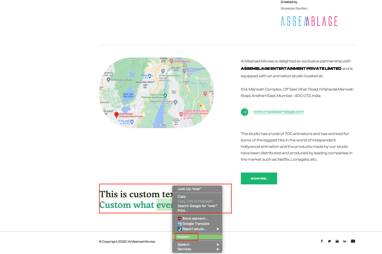Get the text style to customize (1)